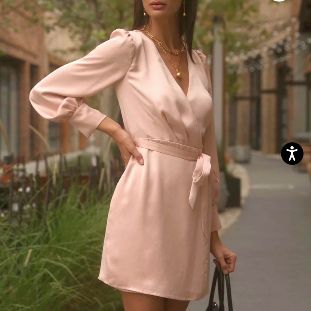 Silk light pink classy‎ Nordstrom dress
